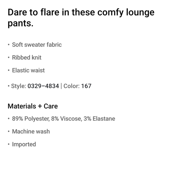 🌱American Eagle Super High-waisted Sweater Flare Pants - Picture 7 of 8